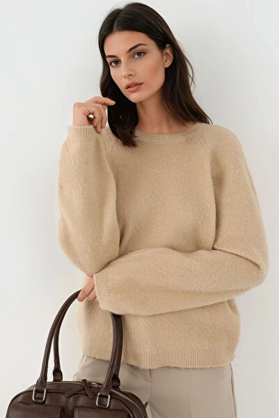 Hiccup Πουλόβερ με μαλακή υφή με λαιμόκοψη με βασικό πλεκτό σχέδιο