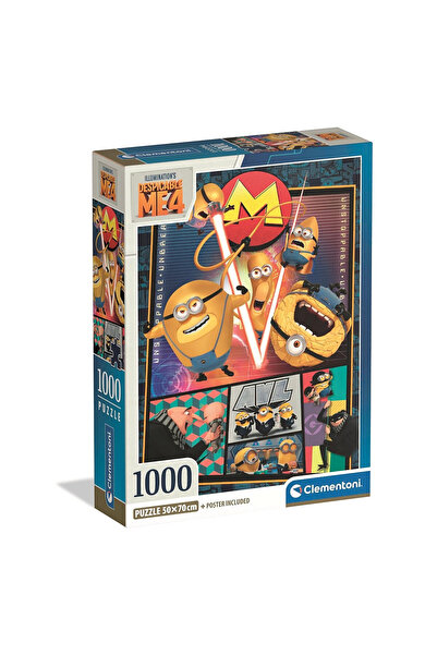 Minions Minionii Puzzle Compact Clementoni de 1000 de piese