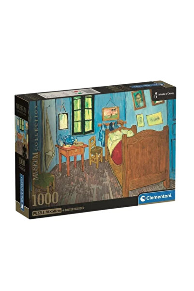 ART ă Van Gogh Dormitor în Arles, puzzle compact 1000 de piese Clementoni
