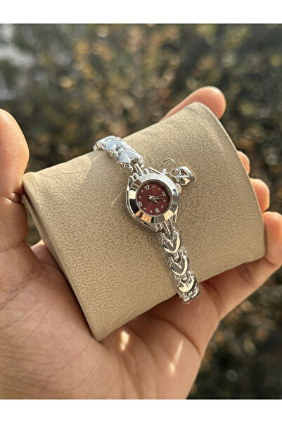 Tulpar New Season Special Design Charmy Minimal Case Heart Cord Women's Wristwatch