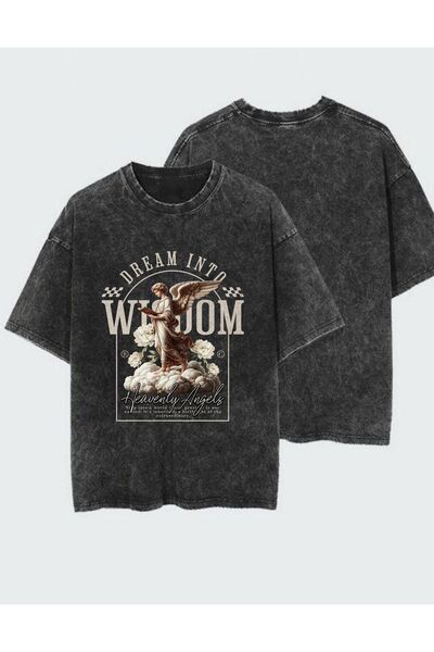 DEEFWEAR Τυπωμένο πλενόμενο αντίκα Unisex T-shirt