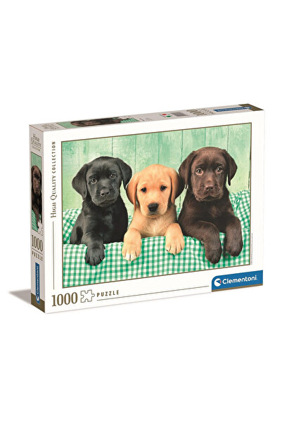 Animals Пъзел Животни Лабрадор с 1000 части с кучета Clementoni
