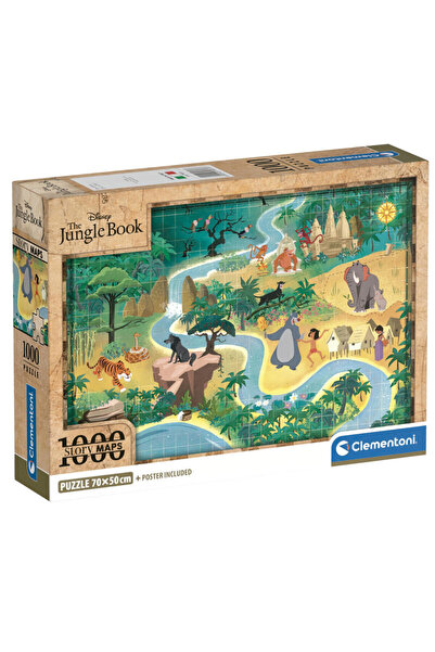 Classic Disney Disney Classics Jungle Book Hartă de basm puzzle de 1000 piese...