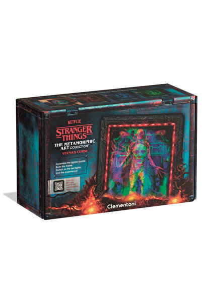 Stranger Things Vecna's Curse Puzzle de 520 de piese în cadru LED Clementoni