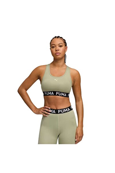 Puma 4Keeps Elastic Bra - P Women's Green Fitness Bra Women's Fitness Bra 526962