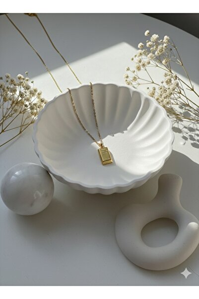 çelik takı Külçe Altın Çelik Kolye Stainless Steel