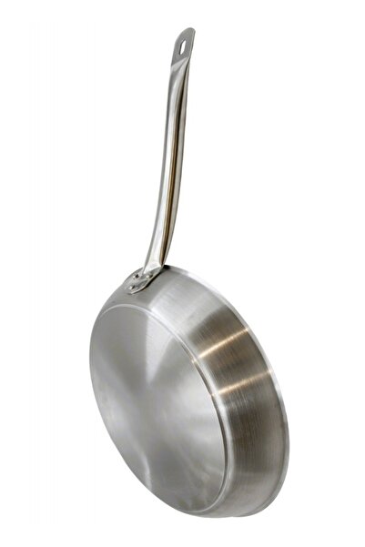 Smart Kitchen 18cm stainless steel frying pan with a long handle, made in India