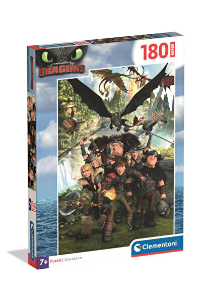 How to Train Your Dragon Cum să-ți dresezi dragonul Riders Puzzle Clementoni ...