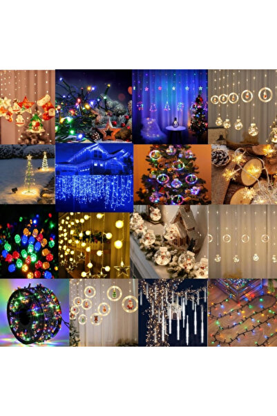 Craciun Set Misterul Mosului 7 Instalații Luminoase alese Special de Moș Crăc...