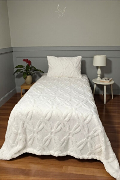 VESSİNOHOME Orion Wellsoft Single Bedspread Set (180×235 cm + 1 Pillowcase) Soft, Luxurious Blanket