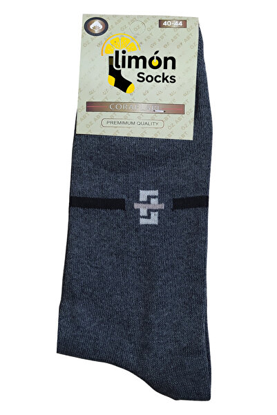 Limon Socks Men's Socks (6 Pieces) Yazık Long Perfumed Socks Set of 6