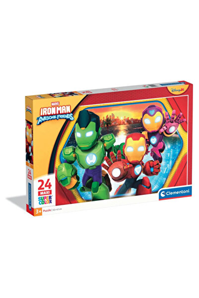 AVENGERS Hero Squad Iron Man and the Super Team 24-Piece Maxi Puzzle Clementoni