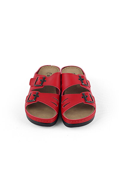 M Miel Women's Orthopedic Double Strap Buckle Comfortable House Slippers