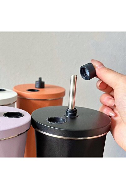 Generic 600ml Stainless Steel Vacuum Insulated Coffee Mug - Green (1 Piece)