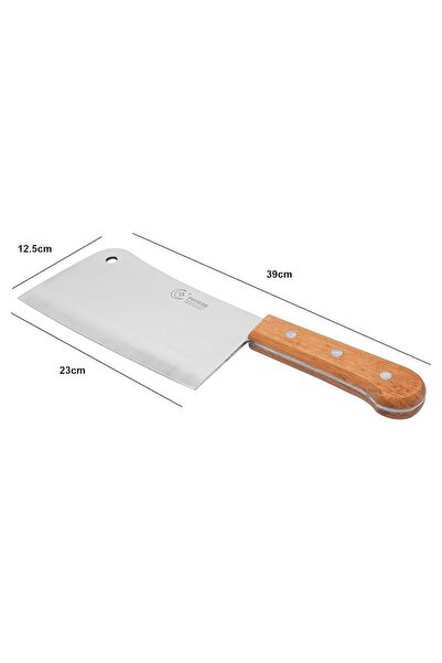 cc bin shihon 9-inch meat cleaver, high-quality rust-resistant stainless steel