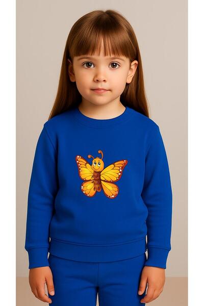 playwear Παιδικό Φούτερ Σετ με στάμπα GOLD BUTTERFLY για Κορίτσια και Αγόρια,...