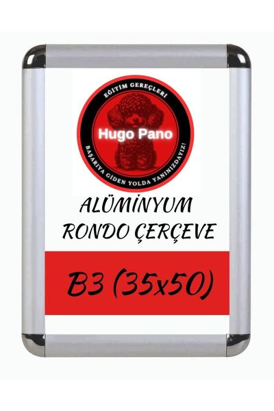 HUGOKIRTASİYE B3 RONDO ÇERÇEVE ALÜMİNYUM (35X50)