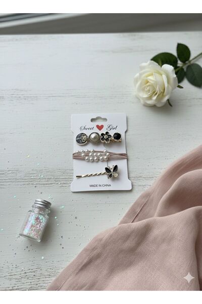 NehirBijuterii Klips Toka Seti 3'lü