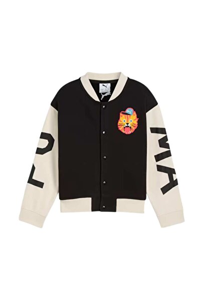 Puma Moody Cat Bomber Unisex Kids Black Jacket Unisex Kids Jacket 632208