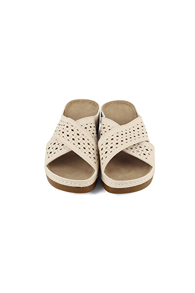 M Miel Women's Orthopedic Sole Double-Strapped Comfortable Mother Slippers Home Slippers Slippers