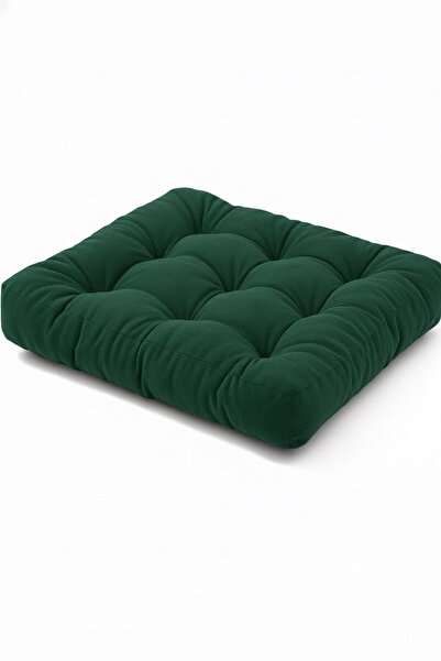 TEZKOTEKSTİL Velvet Upholstery Fabric Floor Pouf | Chair Cushion | Floor Cushion 60X60 cm