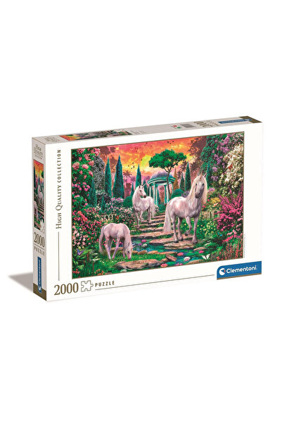 UNICORN Garden Puzzle Clementoni de 2000 de piese