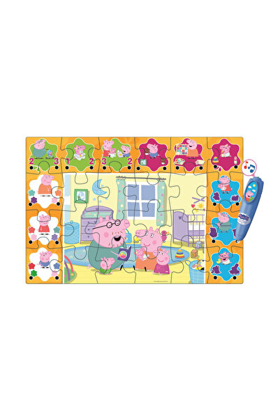 Peppa Pig Peppa Pig Reading interactive puzzle of 24 pieces Clementoni