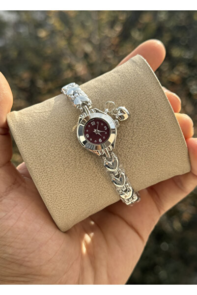 Tulpar New Season Special Design Charmy Minimal Case Heart Cord Women's Wristwatch