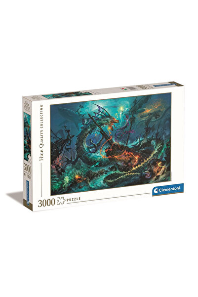 CLEMENTONI Υποβρύχιος κόσμος μάχης Φαντασία Παζλ 3000 κομματιών Clementoni