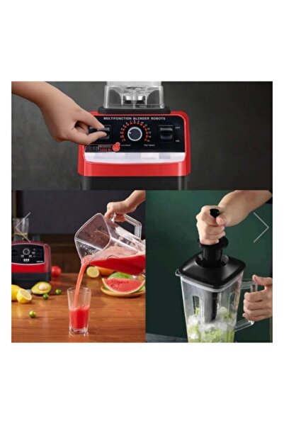 skoedi Professional Blender 2 in 1, 2.5L, 8500w, 32,000 RPM, 15 Speeds, 6 Stainless Steel Blades