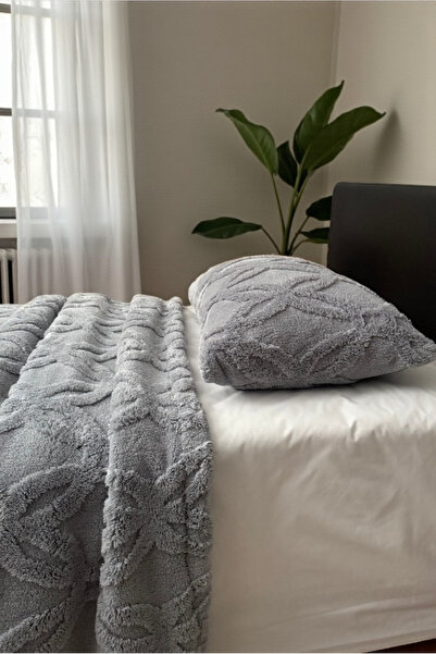 VESSİNOHOME Orion Wellsoft Single Bedspread Set (180×235 cm + 1 Pillowcase) Soft, Luxurious Blanket