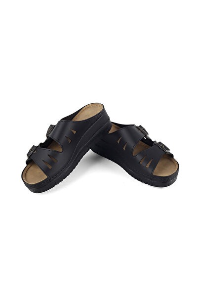 M Miel Women's Orthopedic Double Strap Buckle Comfortable House Slippers