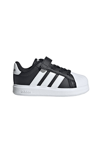 adidas Streettalk El I C Whtwht Unisex Children's Black Casual Shoes Unisex C...