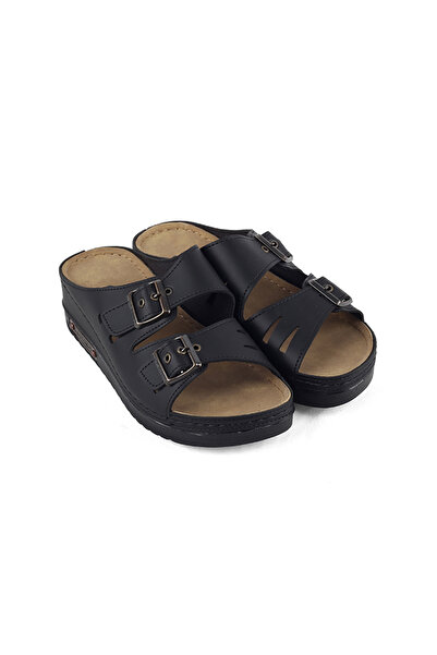 M Miel Women's Orthopedic Double Strap Buckle Comfortable House Slippers