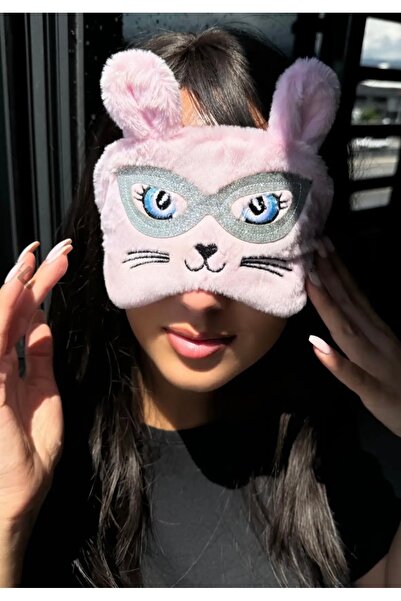 Genel Markalar Kedi fiğürlü peluş uyku bandı