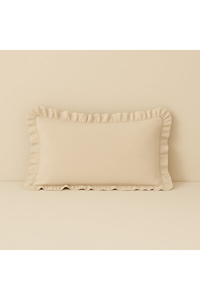 Belomia Home Collection 100% Βαμβακερή Μαξιλαροθήκη με βολάν 50x70 εκ. ~ 1 Τε...