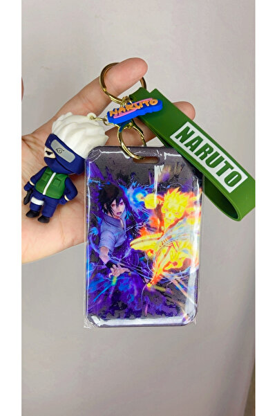 synshop Naruto Kakashi Anime Breloc din silicon Suport carduri Ornament pentru geanta Locuri de munca Spitali Scoala Cadou