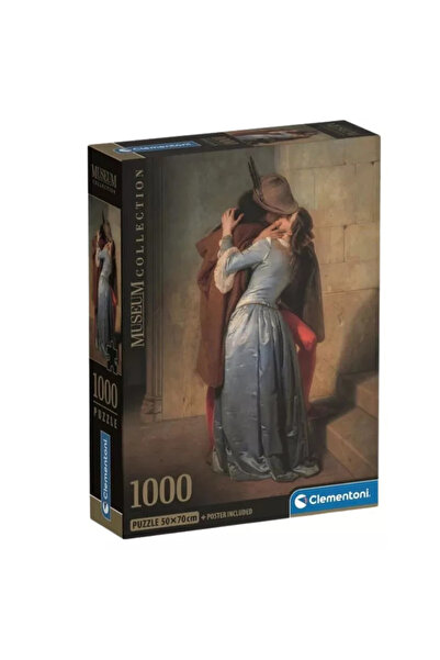 ART ă Hayez Sărutul Puzzle Compact 1000 de piese Clementoni