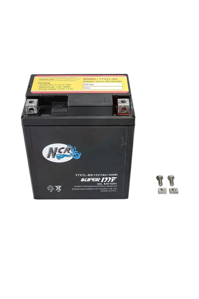 NCR AKÜ YTX7L-BS 12V7AH HONDA ACTIVA S125 YZF-R25 MT-25 SPACY CBF 150 CBR250R...