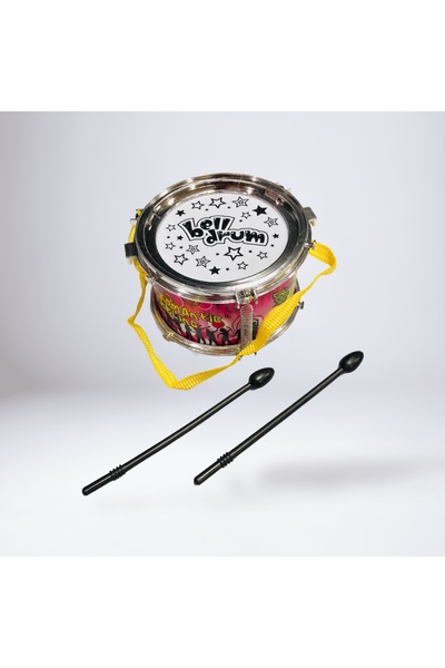 Universul Jucăriilor Children's musical drum with percussion sticks