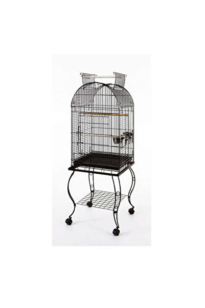 Genel Markalar SPTRNS Sehpalı Papağan Kafesi Dövme (224036) Demir (51x51x152)