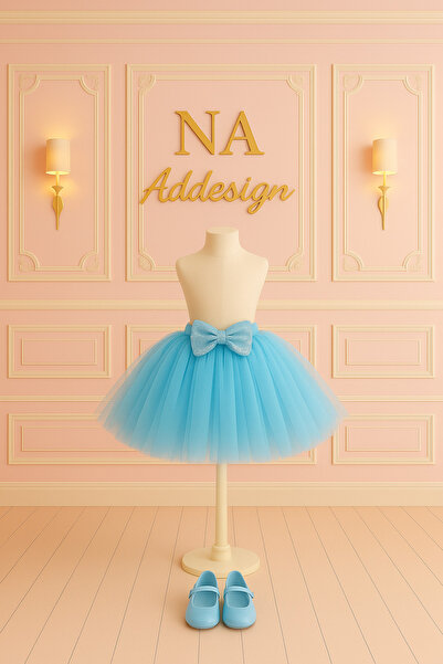 NA ADDESIGN Fusta scurtă tutu pufoasă, căptușeală ­ cu talie elastică (10 culori)