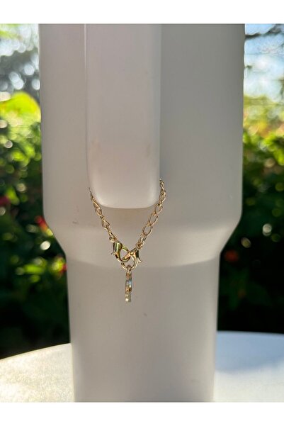 YuccaCo Accessorize Your Life Letter I White Thermos Compatible Accessory/Letter I Thermos Charm/Letter Thermos Ornament