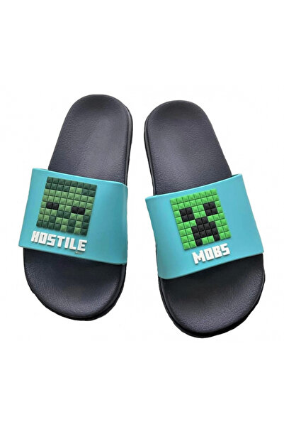 MINECRAFT Boys' slippers, Minecraft, blue
