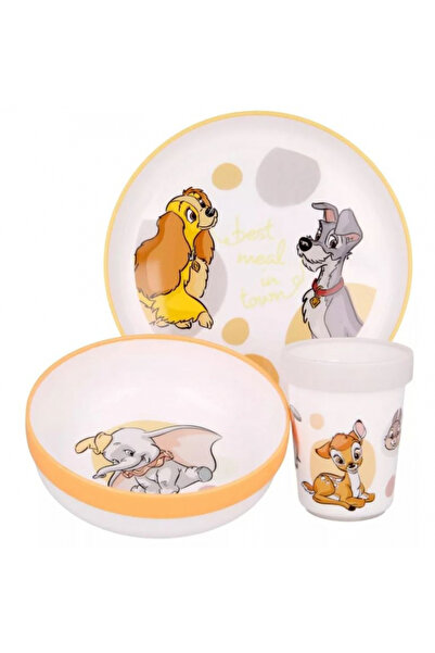 Disney Classic 3-piece non-slip plastic breakfast set