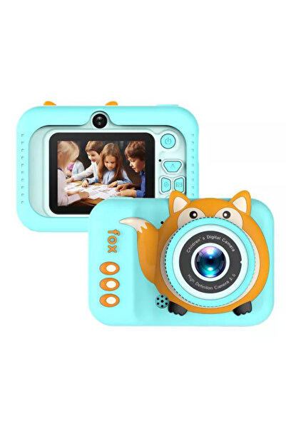 OEM Aparat foto digital pentru copii 4800 MP, zoom 8x, model vulpe verde, 12x...