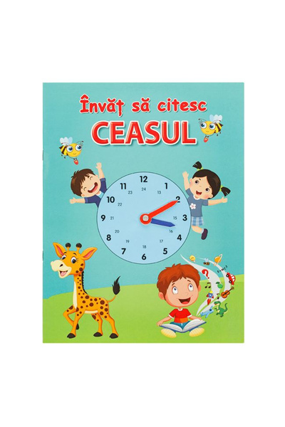 craft universe Carte educațională - Învăț să citesc ceasul (12 pagini)