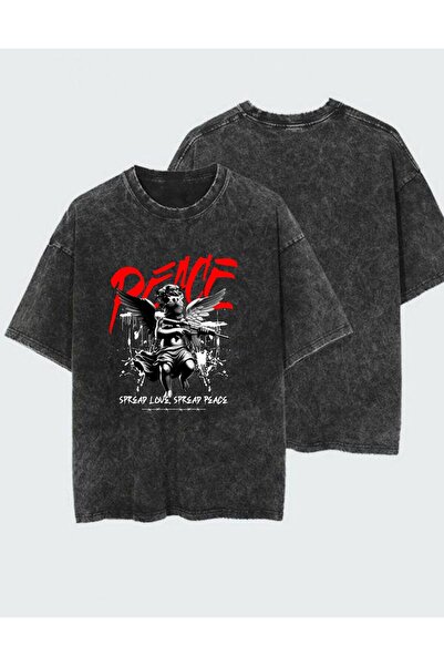 DEEFWEAR Τυπωμένο πλενόμενο αντίκα Unisex T-shirt