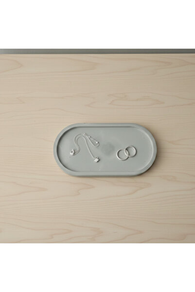 Fiyera Home Concrete Gray Mini Tray