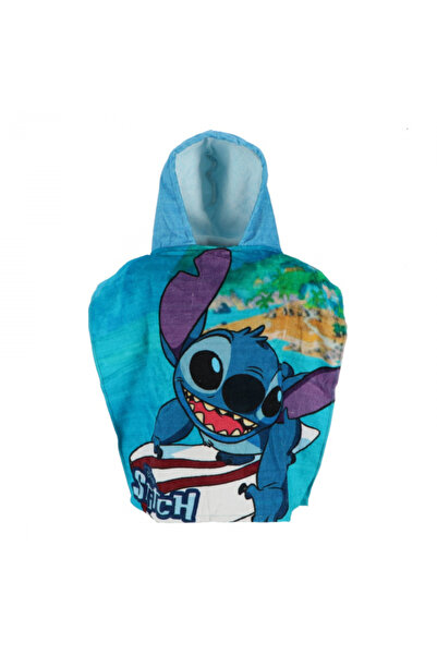 Lilo & Stitch Cotton poncho towel, Surf 55 x 110 cm
